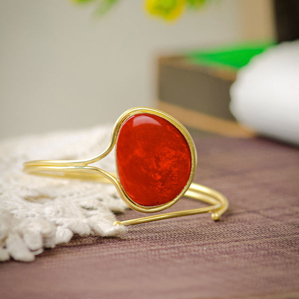 Red Stone Classic Bracelets - The Earth Store - Fashion Accessories